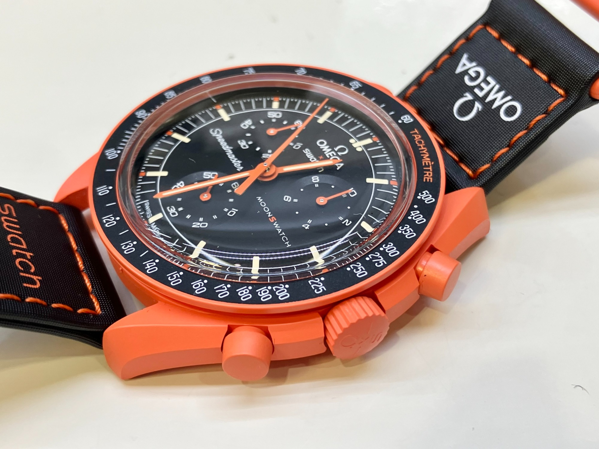 オウグ OMEGA × SWATCH （オメガ × スウォッチ）バイオセラミック デジタル