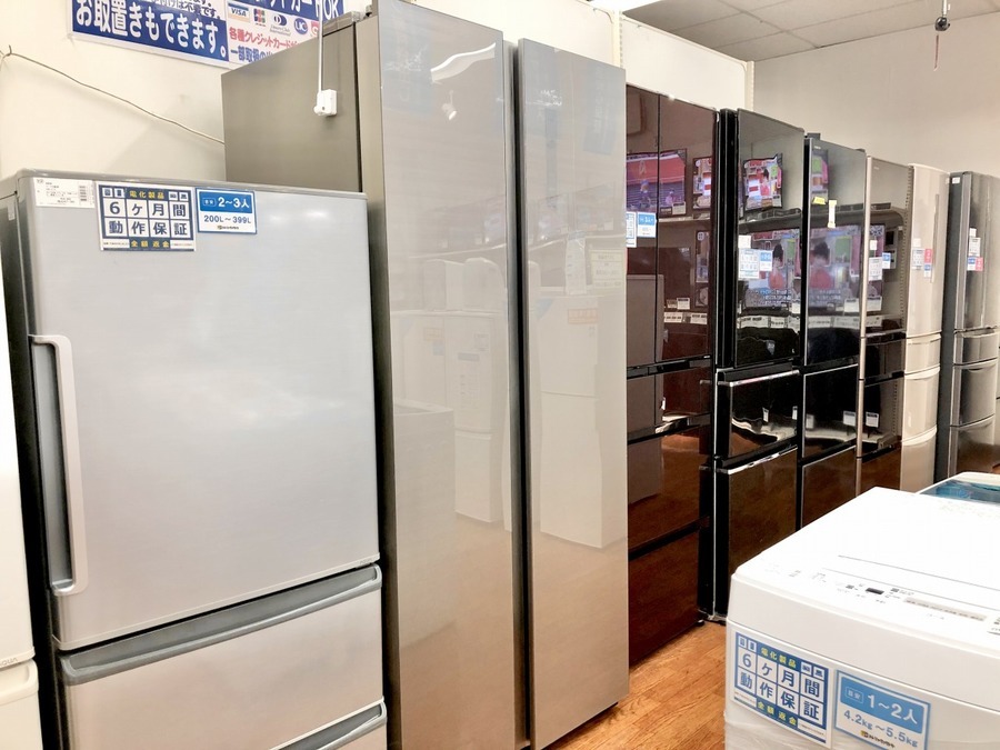 AQUA(アクア)】パノラマオープン！2ドア冷蔵庫449Lが入荷しました