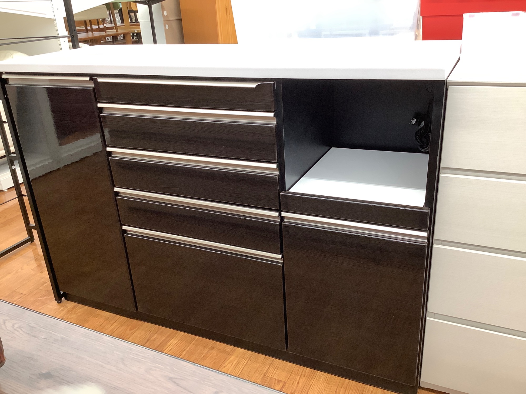 M142 キッチンカウンター 三幸ジャパン製 引き出し付き キッチン