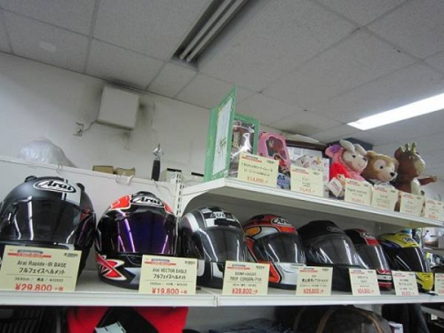 araiのヘルメット