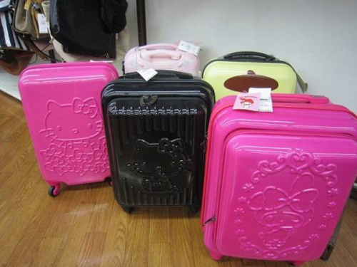 レディースファッションのキャリーバッグ