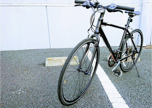 アウトドアの自転車