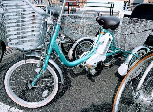 アウトドアの自転車