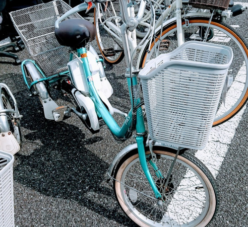 自転車の電動自転車