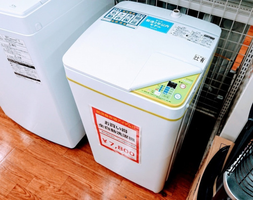 生活家電の洗濯機