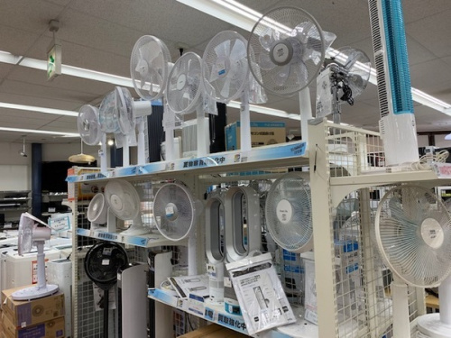 季節家電の扇風機