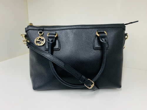 GUCCI　グッチのSILVER925　レザー　GG　チェーンブレス　