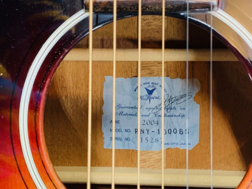 アコースティックギターのヤイリ