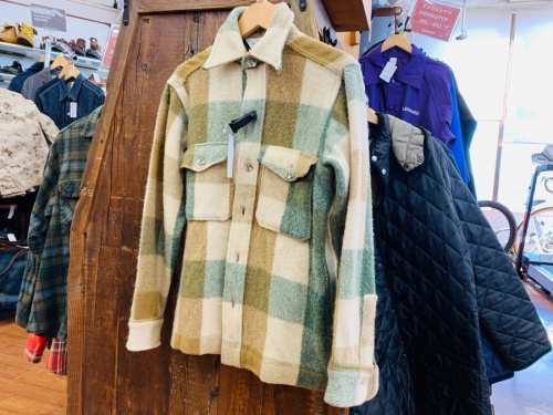 シャツの60s ボックスウールシャツ