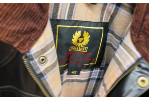 レザージャケットのbelstaff