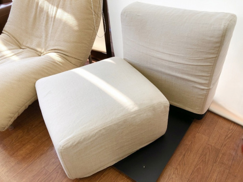 ソファーのアームレスユニットソファ（小）