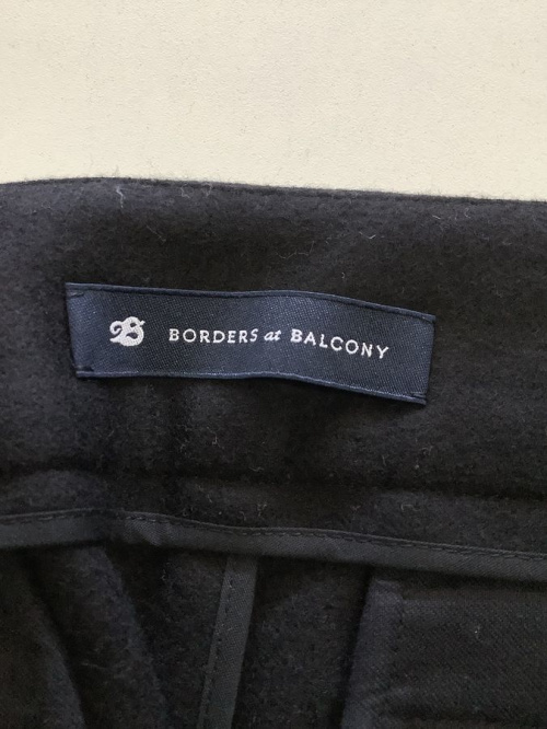 ウールパンツのBORDERS AT BALCONY