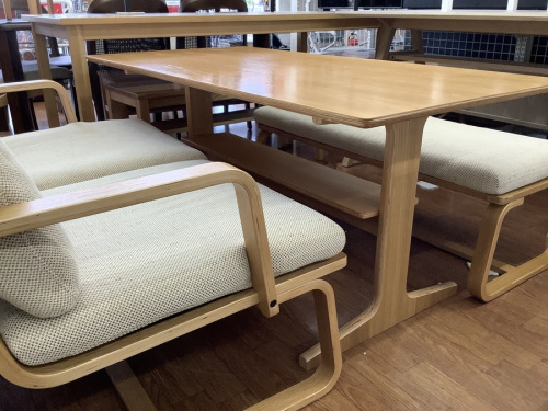 無印良品のソファダイニング4点セットのご紹介です!!【武蔵村山店】 [2020.09.03発行]｜リサイクルショップ トレジャーファクトリー武蔵村山店