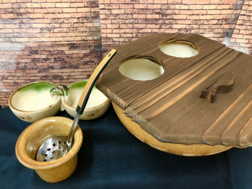 調理器具　調理の土鍋　いろり鍋