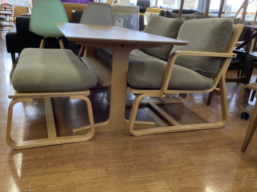 テーブルのソファダイニング3点セット