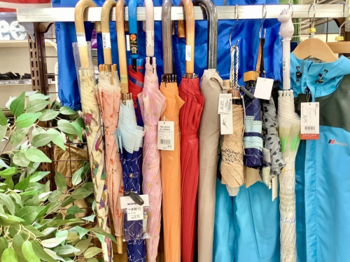 レイングッズ　長靴の傘　折り畳み傘