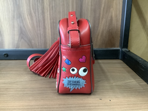 バッグのフリンジ・アイコンステッカーショルダーバッグ