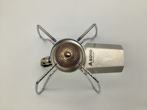 ガスコンロ　ソロキャンのシングルガスバーナー