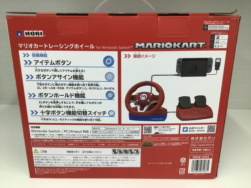 マリオカートレーシングホイールのNintendo Switch