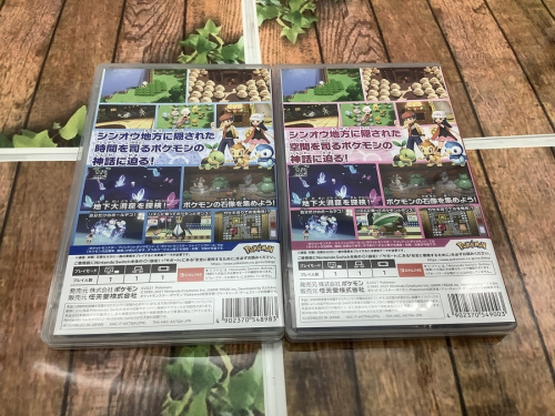 Nintendo Switch用ソフトのポケットモンスター ブリリアントダイヤモンド シャイニングパール DOUBLE PAC