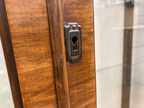 キュリオケースの2枚ガラス扉