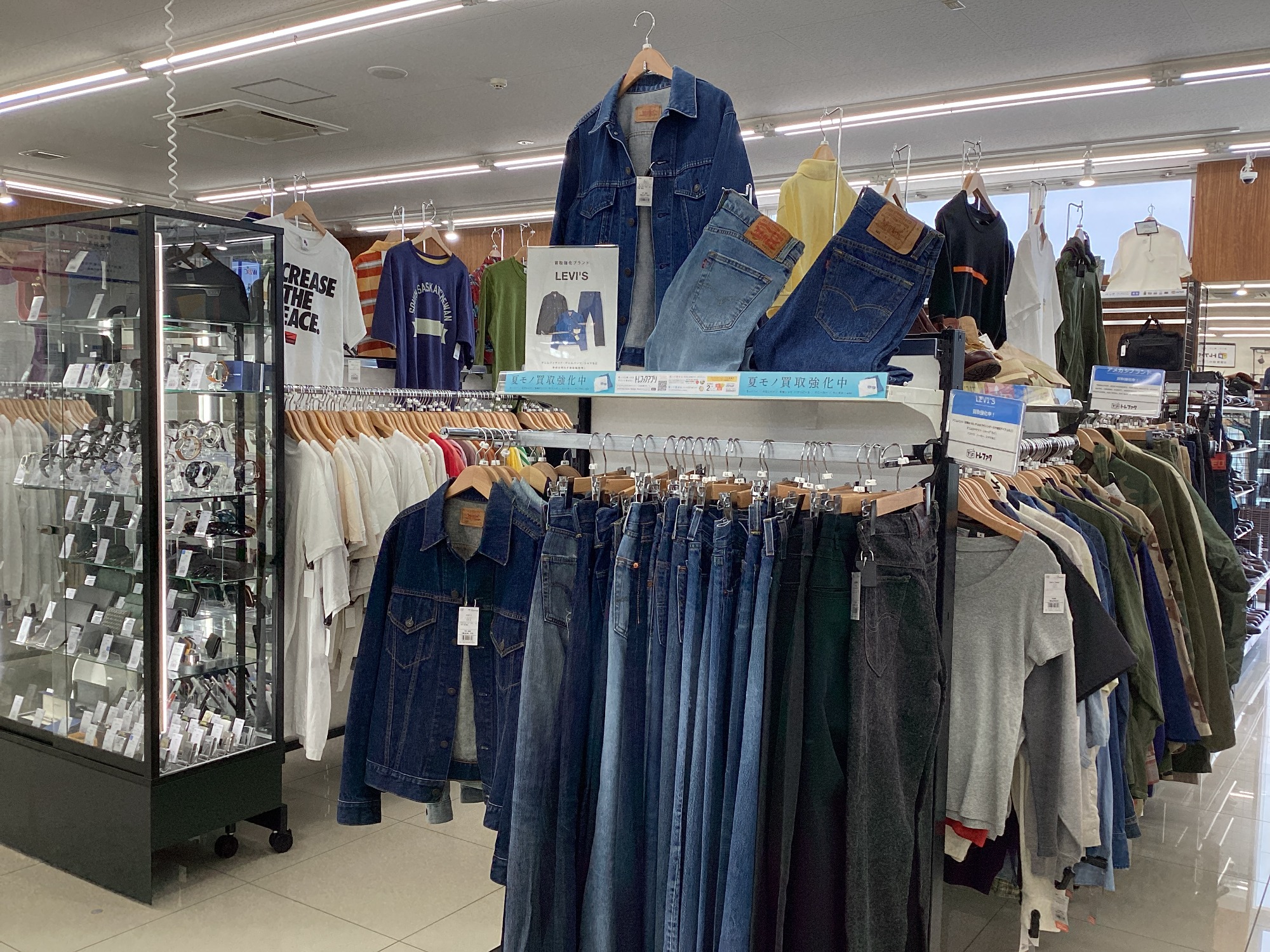 夏物衣類買取強化中！】AURALEEのジーンズのご紹介です！｜2024年05月11日｜リサイクルショップ トレジャーファクトリー（トレファク）守谷店