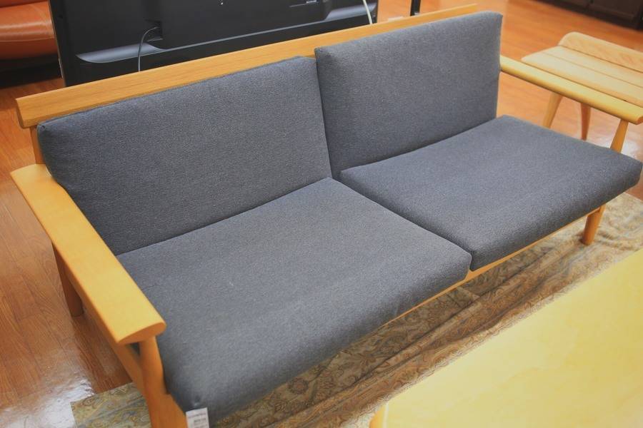 柏木工　飛騨家具　シガーロ　2人掛けソファ GMHK346○柏木工 / KASHIWA シガーロ 2人掛けソファ ラブソファ