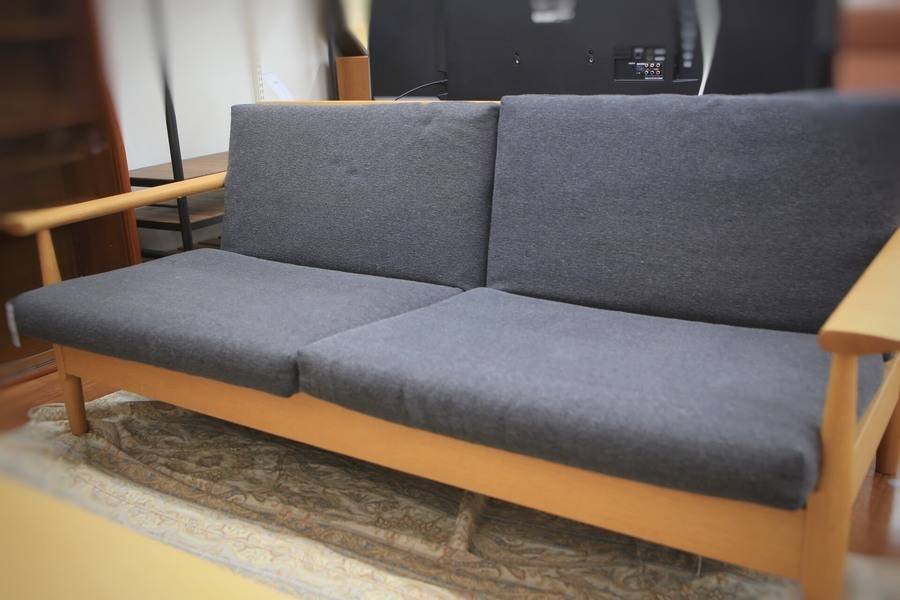 柏木工　飛騨家具　シガーロ　2人掛けソファ GMHK346○柏木工 / KASHIWA シガーロ 2人掛けソファ ラブソファ