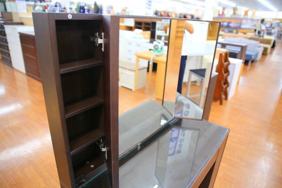 アクタス ドレッサー ACTUS ◇ ドレッサー スツール セット 幅903×奥行452×高さ1350mm
