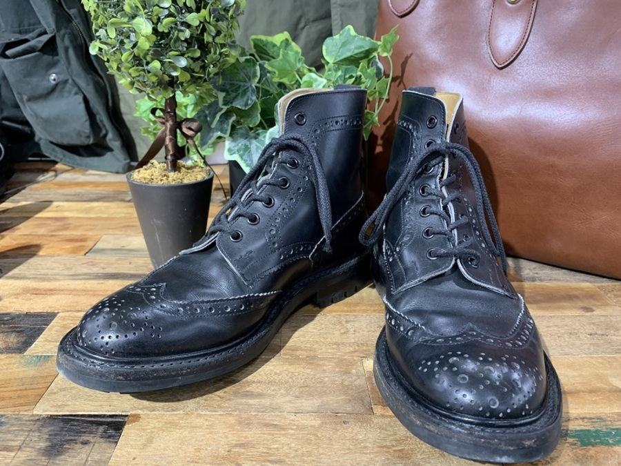 Tricker's トリッカーズ カントリーブーツ ネイビー 4 流行に流されない永遠の定番！Trickers(トリッカーズ)カントリー