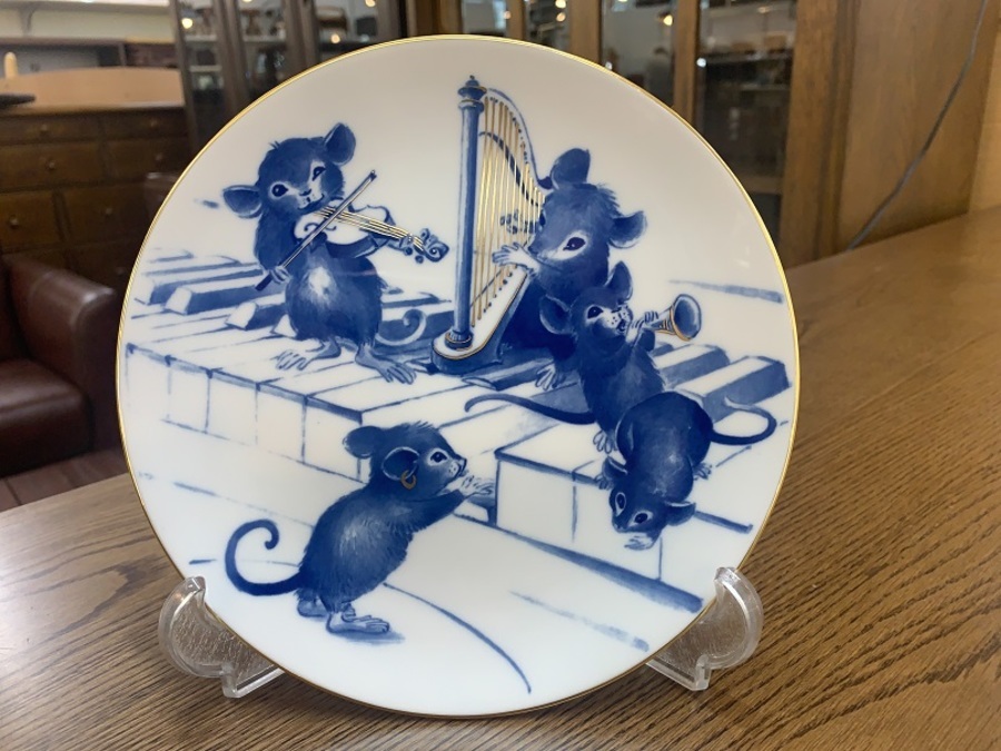 に*み様 O19537-1 マイセン MEISSEN 干支プレート 子 ネズミ に*み様 O19537-1 マイセン MEISSEN 干支プレート 子 ネズミ
