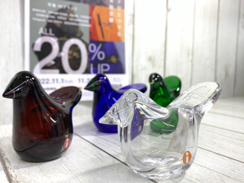 iittala(イッタラ)『バード バイ トイッカ』シエッポ・各色入荷しま