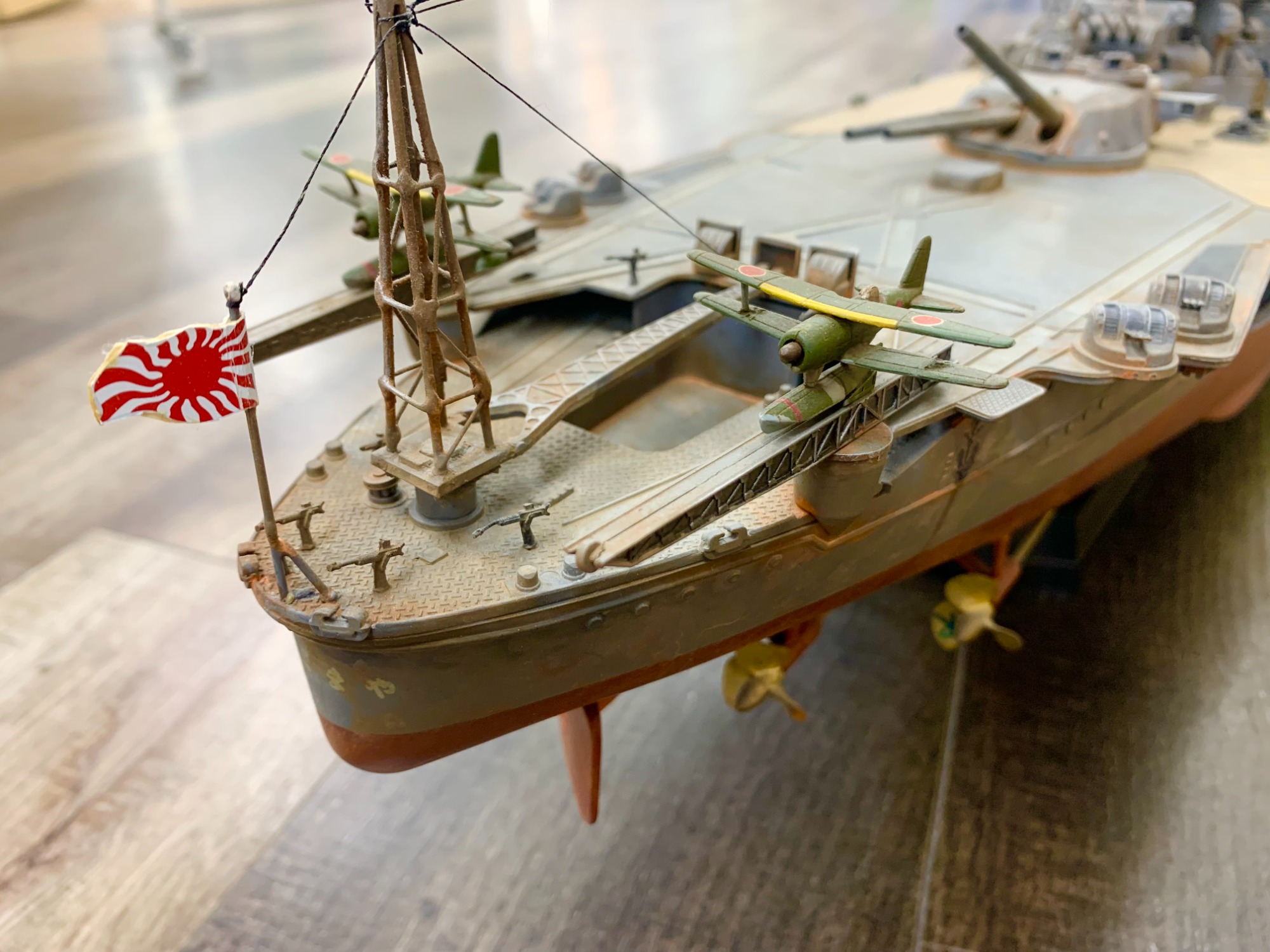 大迫力の最大級戦艦】有井(ARII) 1/250 日本海軍 戦艦大和 塗装