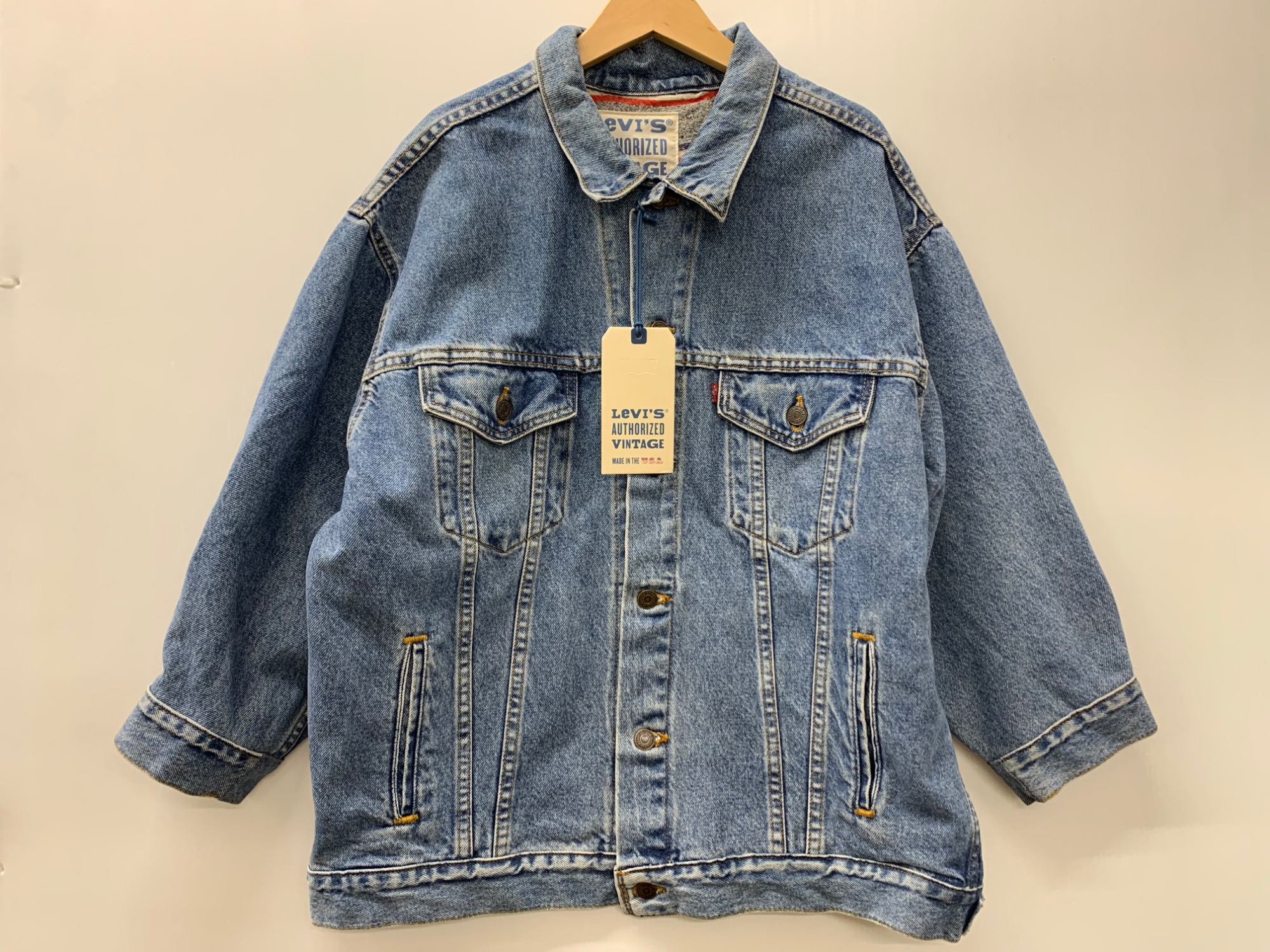 リーバイス AUTHORIZED VINTAGEデニムジャケット　Levi's LEVI'S / リーバイス】AUTHORIZED VINTAGE デニムジャケット