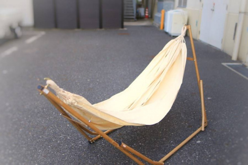 アウトドア用品のハンモック