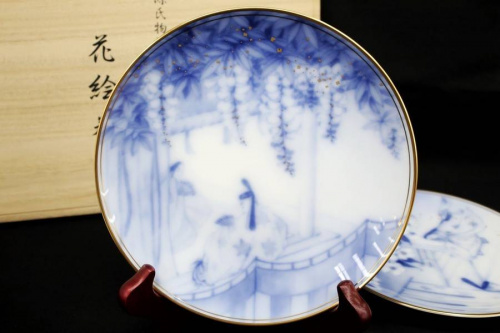 源氏物語 プレートの大倉陶園 中古
