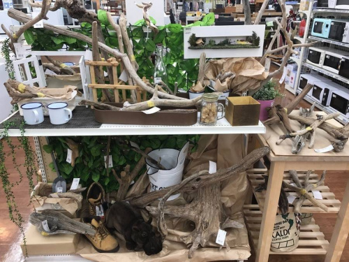 インテリア　中古の流木