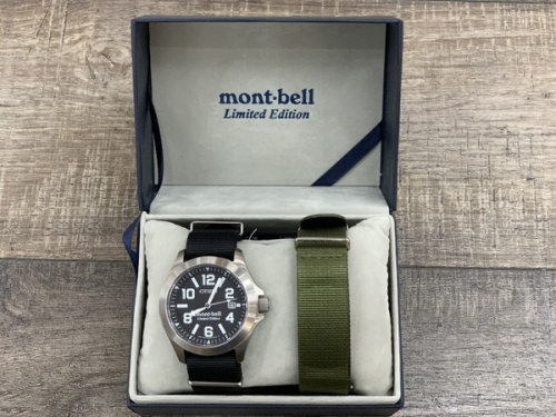 リストウォッチのCITIZEN×mont・bell