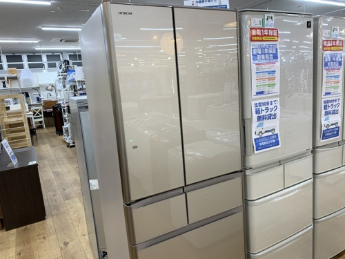 ヒタチの6ドア冷蔵庫