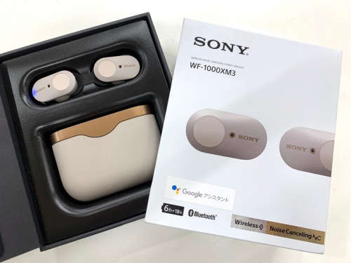 ワイヤレスイヤホンのSONY