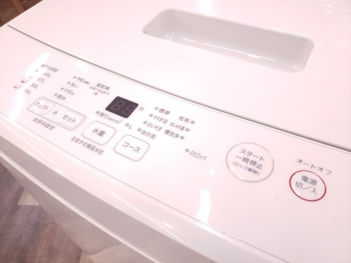 無印良品の全自動洗濯機