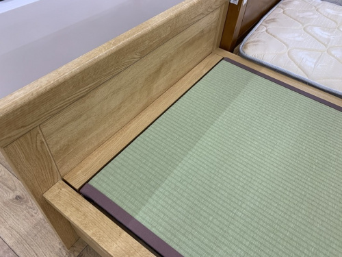 和風ベッドのシングルベッド