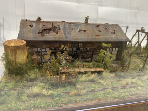 Nゲージのジオラマ