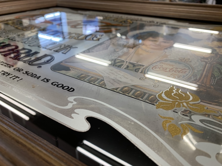 大型　希少　Messrs. Renton & Co　ヴィンテージ　 パブミラー 大型 希少 Messrs. Renton & Co ヴィンテージ パブミラー