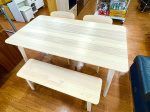 IKEA VABY ヴァービィ ダイニングベンチ北欧天然木 木製ベンチ廃番 希少 202202152101321.jpeg