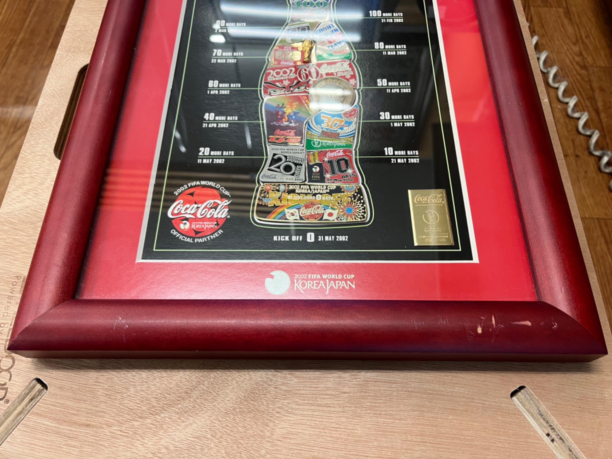限定品！日韓ワールドカップ コカ・コーラ ピンバッジ