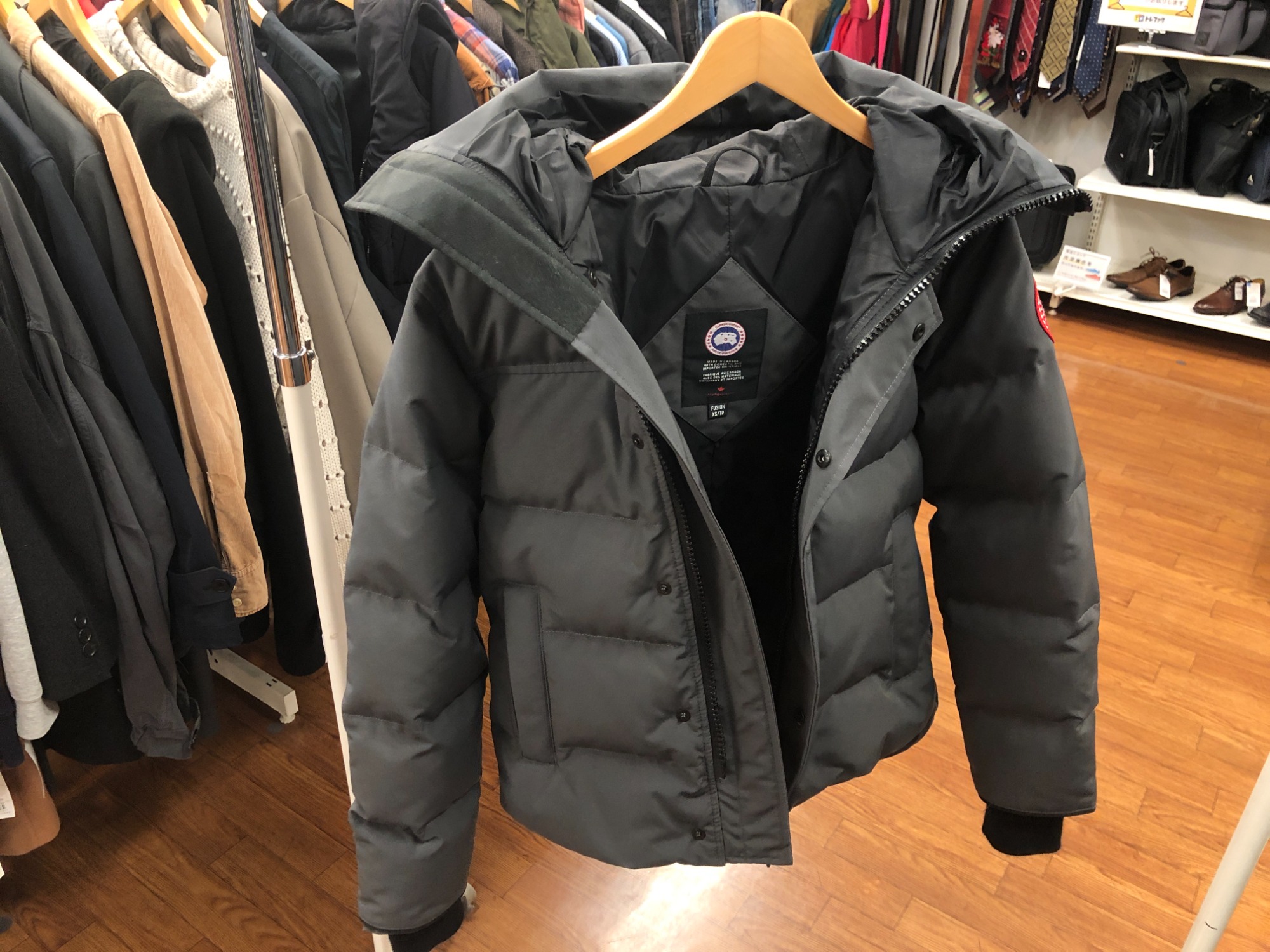 大船店！CANADA GOOSE (カナダグース) マクミランパーカ グレー サイズ