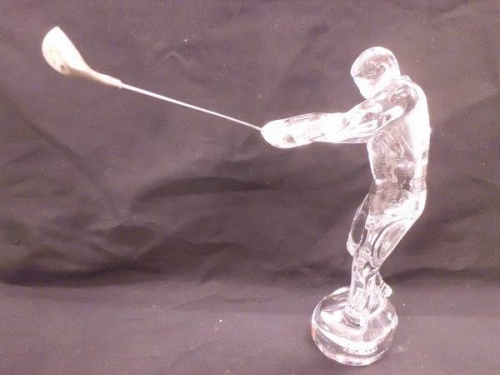 Baccarat バカラ ゴルフ セントアンドリュース フィギュリン 箱付 Baccarat バカラ ゴルフ セントアンドリュース フィギュリン 箱