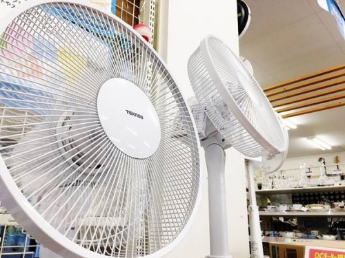 季節家電の扇風機