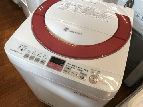 生活家電の洗濯機